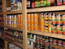 food storage shelves